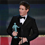 Eddie Redmayne at the SAG Awards