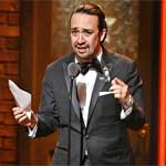 Lin-Manuel Miranda at the 2016 Tony Awards